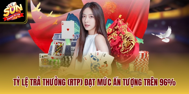 Tỷ lệ trả thưởng (RTP) đạt mức ấn tượng trên 96%